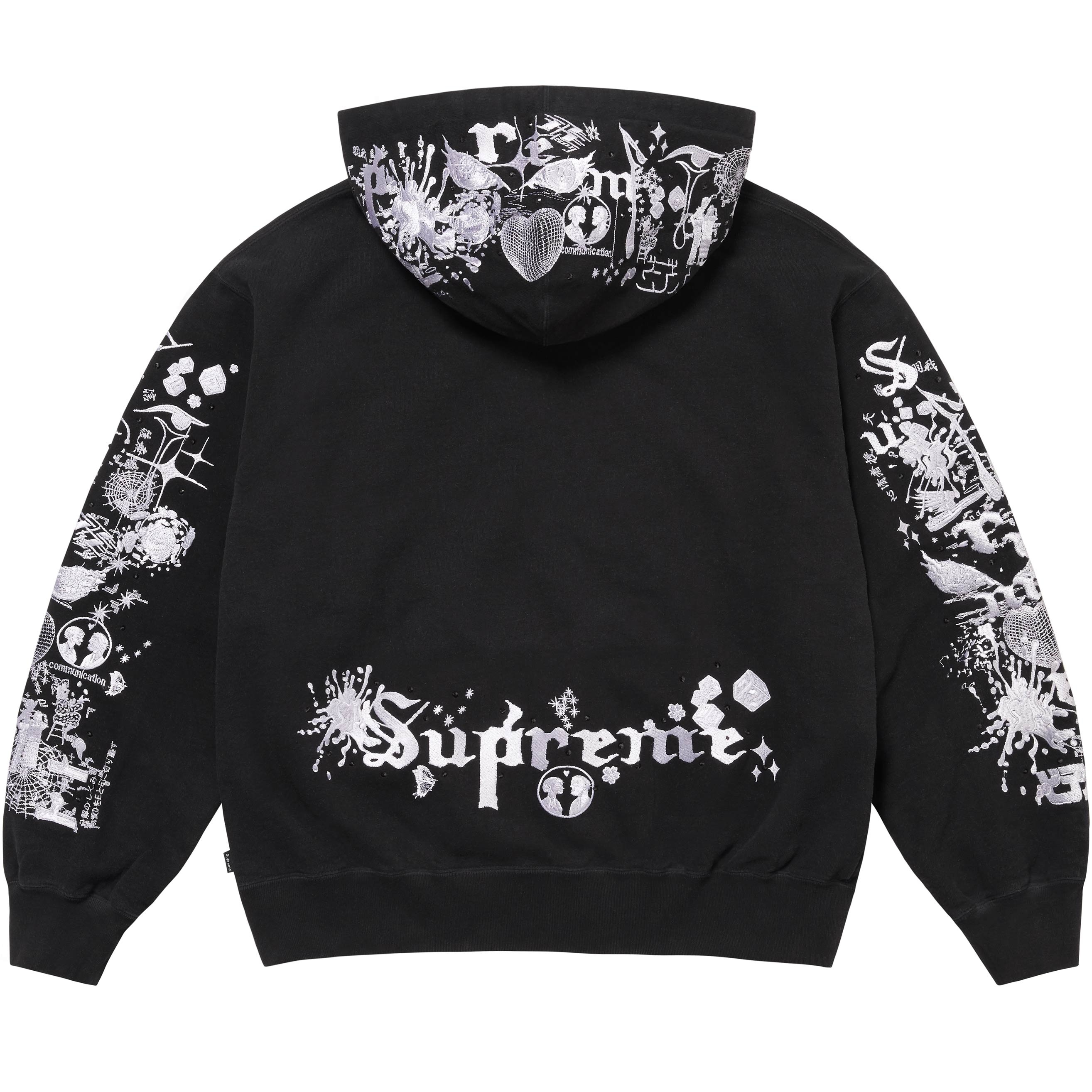 AOI Zip Up Hooded Sweatshirt view 6